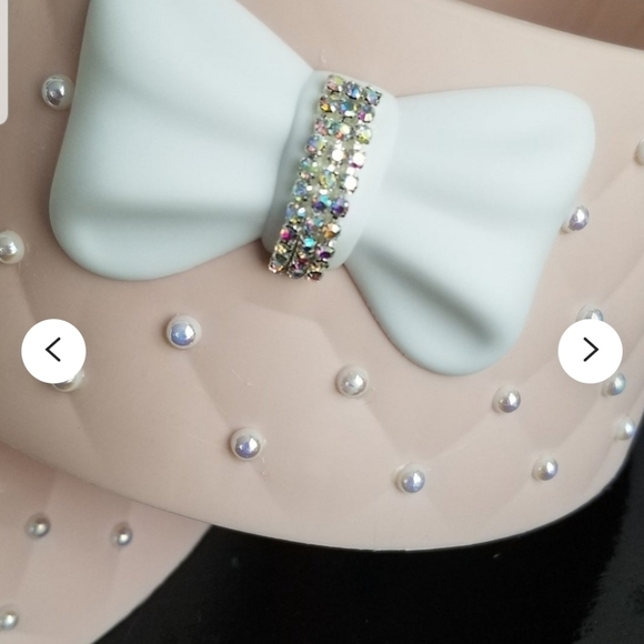 Pink bling pearl pet bowls - Picture 5 of 8